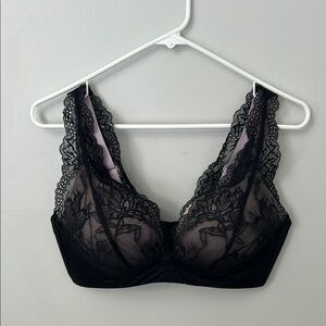 Understance Black Lace Bra 36D